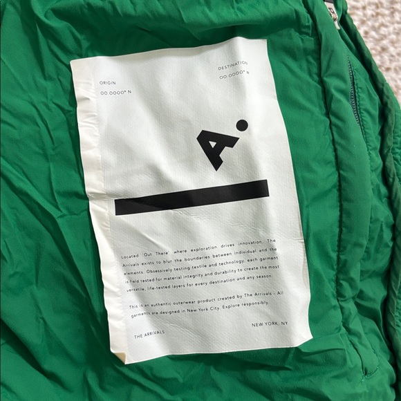 The Arrivals Turbo Puffer coat green L - Picture 11 of 12